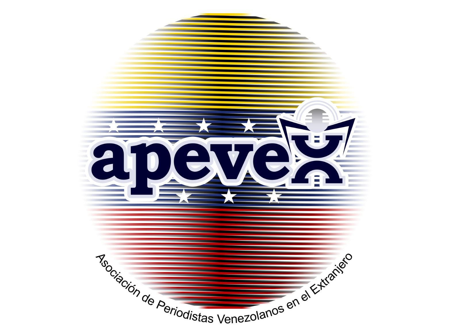 Asociación de Periodistas Venezolanos en el Extranjero (APEVEX) logo